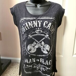 Rock & Republic Charcoal Johhny Cash T-shirt